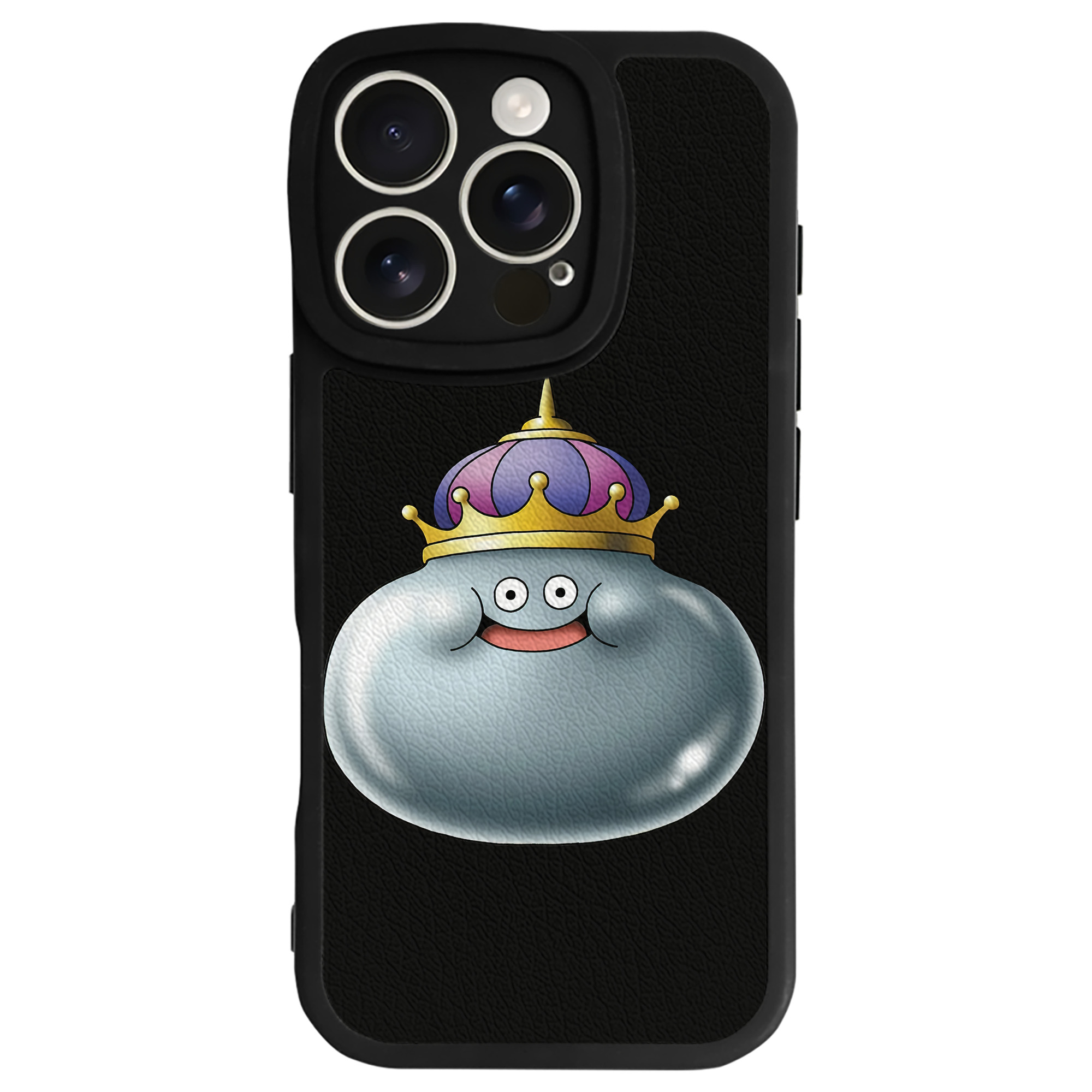 （画像用） ドラゴンクエスト Doragon Kuesuto Dragon Quest 【iPhone 16シリーズ対応】シリコンスマホケース（レザー調） 材質：シリコン